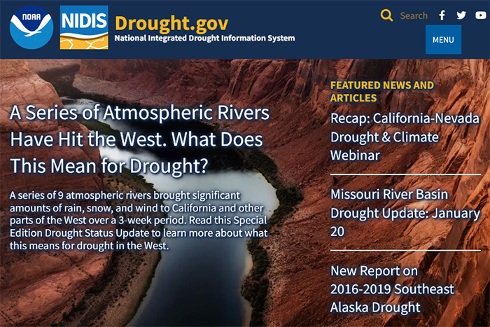 Special Edition Drought Status Update For The Western United States ...