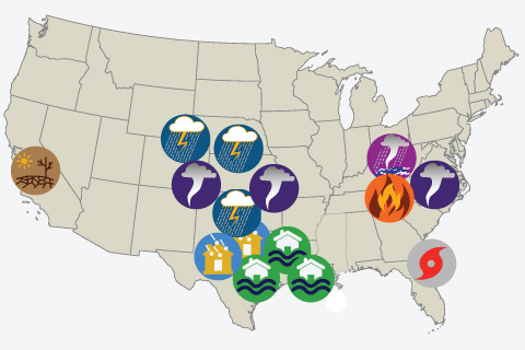 2016: A historic year for billion-dollar weather and climate disasters in U.S.