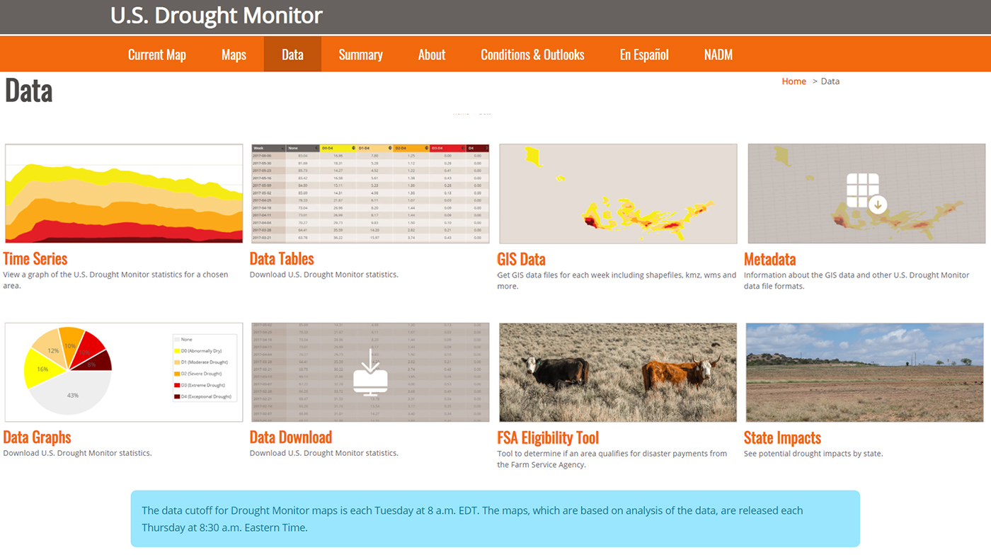 Example full sized image for Drought Risk Atlas - Maps and Station Data