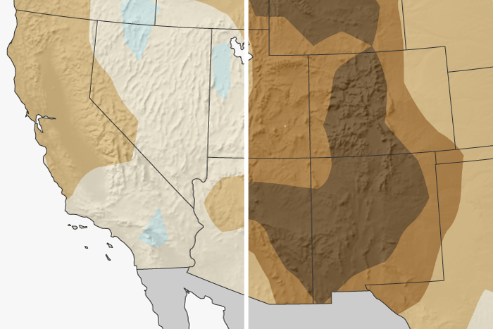 Even small additional increases in greenhouse gases will make decades-long “megadroughts” in the Southwest more common