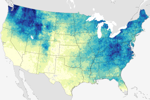 Heavy downpours more intense, frequent in a warmer world