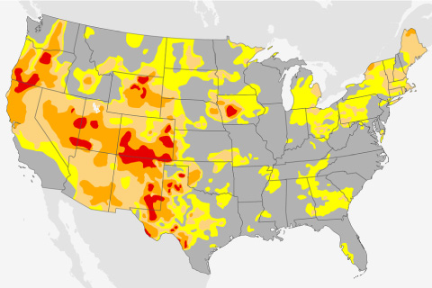 On average, July 2020 was relatively warm and wet across the United States