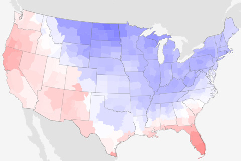 U.S. temperature and precipitation near average in April 2020 