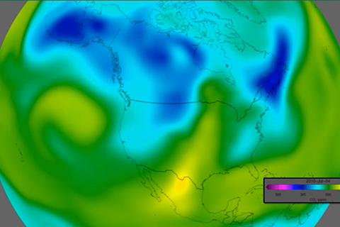 Tracking carbon dioxide across the globe