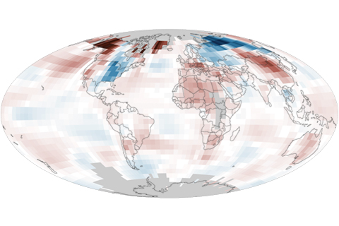 Despite regional cold extremes, January temperatures 4th warmest 