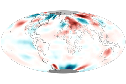 May Global Temps Third Warmest on Record