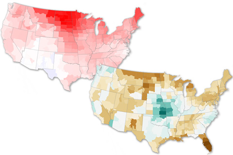 2021 opens with a warm, dry January for the United States