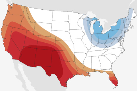 May 2020 temperature and precipitation outlook