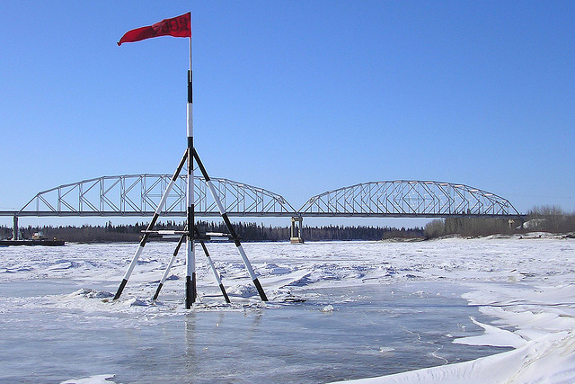 When will the Tanana River ice break up? 