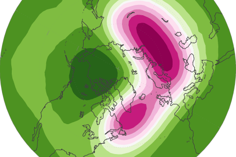 Frigid Arctic air outbreaks may be predictable, new research suggests