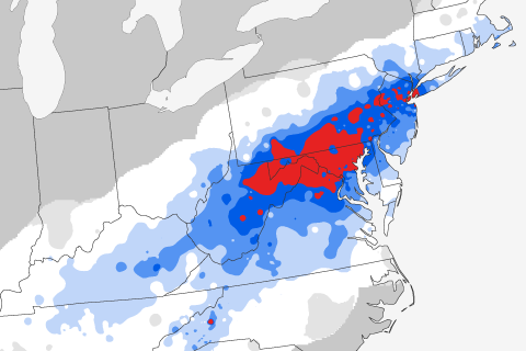 January 2016 snowstorm was a Category 5 event