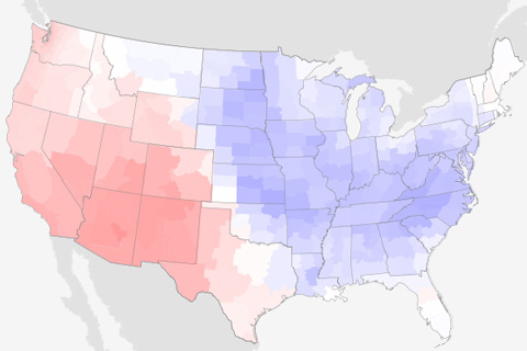 Was May 2020 warm and dry or cool and wet across the U.S.? It depends…