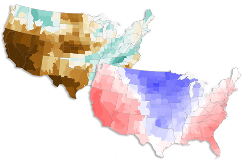 U.S. sees average precipitation and slightly above-average temperature in October 2020