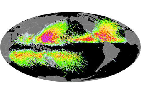 Tropical Cyclone Tracks