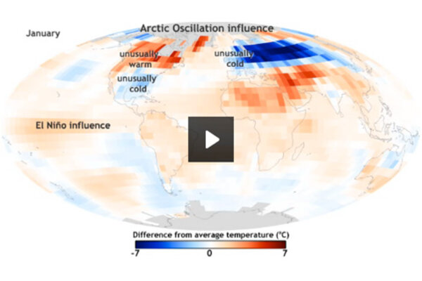 Hot & Cold: Monthly Temperature Anomalies in 2010