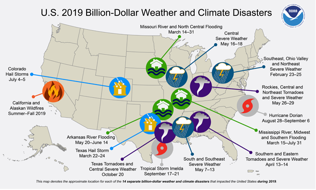 Disaster map