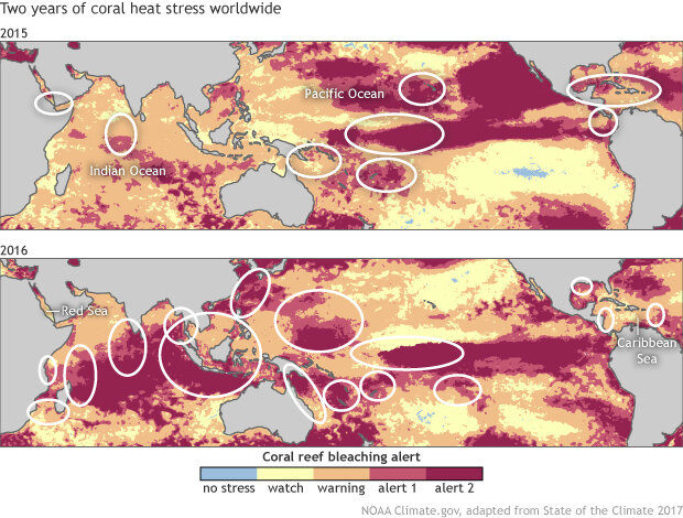 Heat stress map