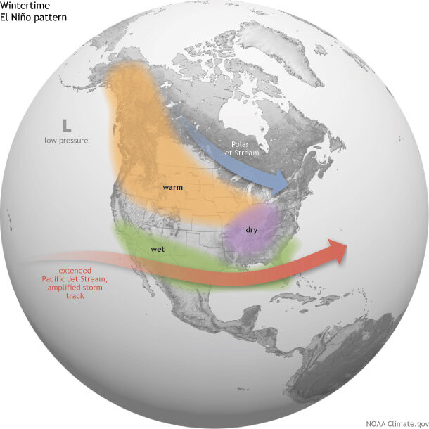 United States El Niño Impacts NOAA Climate.gov