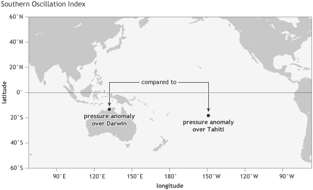 Map illustration of locations used for the SOI