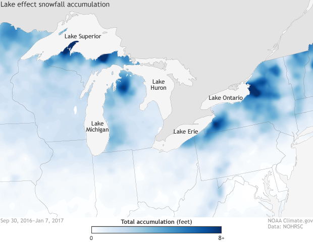 The Paradox Of Lake Effect Snow: Global Warming Could Bring The Great ...