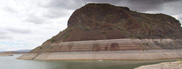 Bathtub rings on Elephant Butte