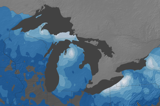 Map image for Record-breaking lake effect snow arrives as winter starts