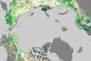 Map image for High-latitude growing season getting longer