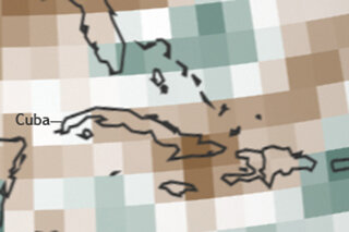 Map image for Extreme drought the worst to impact Cuba in 50 years