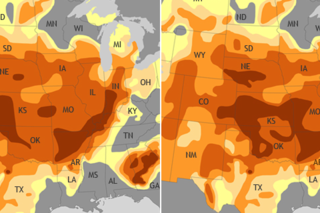 Map image for Drought Reinforcing Drought in the U.S. Southern Plains