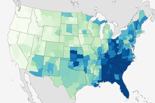 Map image for Data Snapshots: July 2013 Precipitation