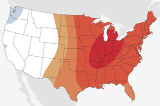 Map image for Temperature and precipitation outlooks for March 2020