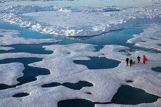 Map image for Summer Heat Unravels Arctic&#039;s Icy Blanket