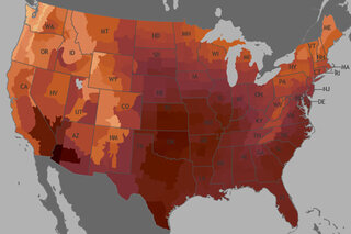 Map image for Hottest.Month.Ever… Recorded