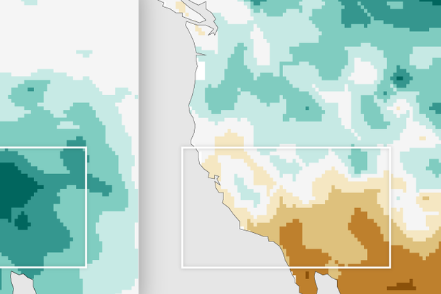 SW US precip map rotator