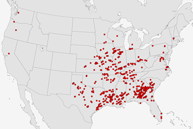 2017 year-to-date tornado reports