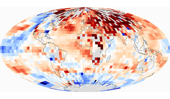 Past Three Decades Warmest on Record