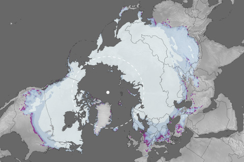 Which mountain snowpacks are most vulnerable to global warming? 